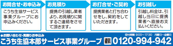 アート引越センター　流れ