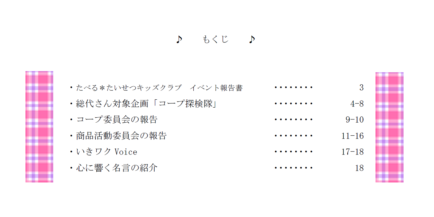 いきわく5月号目次